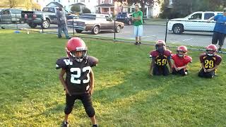 6 year old starting linebacker and running back Jermill Jackson [upl. by Deehan292]