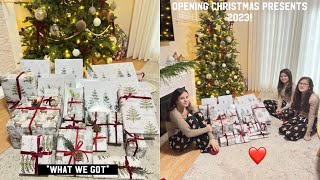 Opening Christmas gifts  Christmas morning 2023 [upl. by Lyudmila]