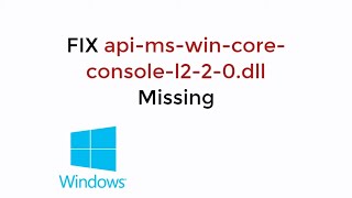 FIX apimswincoreconsolel220dll is Missing [upl. by Ynohtnaluap115]