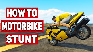 GTA 5 All BIKE TRICKS Tutorial GTA V How To Motorbike Stunt [upl. by Namhcan943]