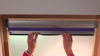 How to fit a Velux Compatible blind [upl. by Refotsirc]