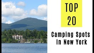 Amazing Camping Spots In New York TOP 20 [upl. by Trimble674]