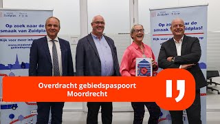 Overhandiging gebiedspaspoort Moordrecht [upl. by Arba253]