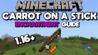 Minecraft  Carrot on a Stick Recipe Item ID Information Up to date [upl. by Alford538]