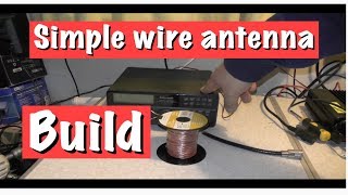 Long wire antenna build [upl. by Hamehseer216]