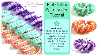 Flat Cellini Spiral Video Tutorial [upl. by Aniles881]