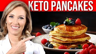 Keto Pancakes Recipe  Dr Janine [upl. by Myo458]