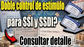 GRAN ACTUALIZACIÓN ¿Doble cheque de estímulo para SSI y SSDI Revisa fechas de pago y detalles [upl. by Ivek]