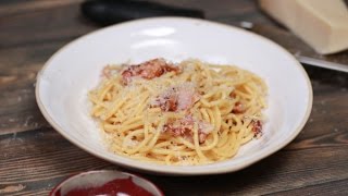 How to make pancetta carbonara how to make cabonara recipe for spagetti carbonaracarbonata recipe [upl. by Nipahc]