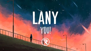 LANY  you Lyrics [upl. by Yerkovich727]