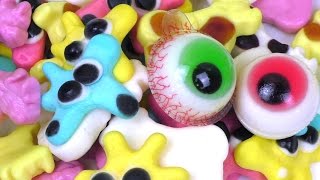 Gummy Eyes  Gummy Cow  Gummy Footballs  Gummy Paint Trolli [upl. by Ladd]