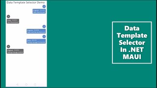 Data Template Selector In NET MAUI  Xamarin [upl. by Ennahoj]