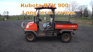 Kubota RTV 900 long term review [upl. by Prebo]