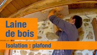 19 RENOVATION Isolation plafond laine de bois et étanchéité [upl. by Enehpets]