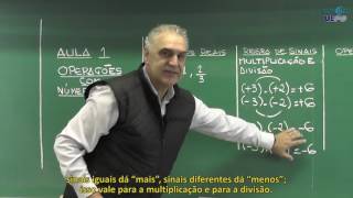 Matemática Básica  Aula 1  Operações com Números Reais  Prof Luiz Fernando Schimidt [upl. by Larimor207]