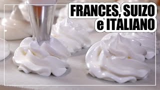 MERENGUES Francés Suizo e Italiano RECETAS USOS Y DIFERENCIAS [upl. by Ydal]