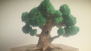 3D Pen Creations  Making a realistic tree  3D Pen Art [upl. by Lammond]