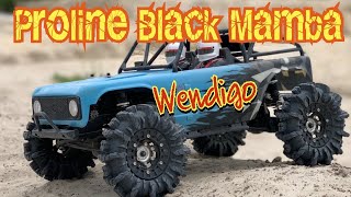 Proline Black Mamba Tires on the Wendigo [upl. by Leoline]