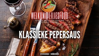 De Klassieke Pepersaus met zwarte peper [upl. by Gerdy]