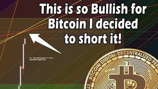 This is super bullish for bitcoin so I decided to short it Let me explain [upl. by Stasny]