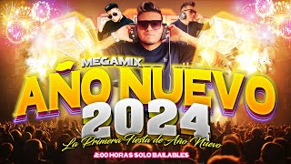 MIX AÑO NUEVO 2024  🔥🎉 Merengue Salsa Reggaeton Cumbia Chicha Mix 2 Horas solo Bailables [upl. by Ytsirt]