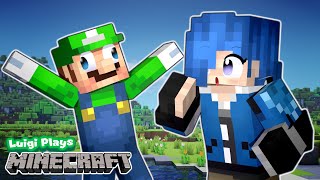 Luigi Plays MINECRAFTTT WITH TARI amp bedwars too [upl. by Malva]