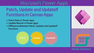 Patch Update and UpdateIf functions in Power Apps [upl. by Edith641]