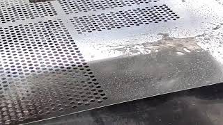 stainless steel perforated sheet AISI 316L [upl. by Ssilb]