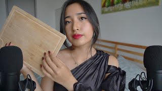 ASMR fancy tapping with COFFIN nails less talking for study and sleep [upl. by Sari]