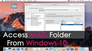 How to share files on MAC for Windows PC [upl. by Nagoh]