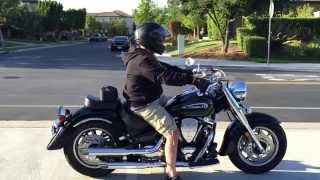 2012 Yamaha Road Star 1700 take off [upl. by Caves928]