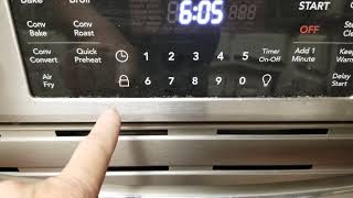 Frigidaire Air Fryer Oven and HOW to use the automatic OVEN CLEANER EaSY [upl. by Eiramanna46]