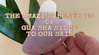 GUA SHA STONE SKIN BENEFITS amp HOW TO USE IT  Pink Gaey 💗 [upl. by Notnad]