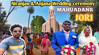 Niranjan amp anjna Wedding Ceremony Mahuadanr church  NDG VIEWS [upl. by Ihcehcu461]