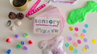 Sensory Invitations to Play Cards [upl. by Swane]