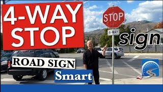 Who Has the Right of Way at a 4Way AllWay STOP Sign [upl. by Novyaj]