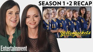 Yellowjackets Christina Ricci and Melanie Lynskey Recap Season 1 amp 2  Entertainment Weekly [upl. by Budworth]