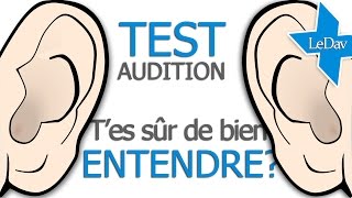 TEST de lAUDITION avec réglages  Htz  Test tonal  Test vocal [upl. by Dode707]