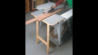 Project Build Table Saw Outfeed Table  Part 1 [upl. by Harrietta98]