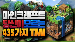 당신이 모르던 마인크래프트 435가지 TMI TMI 모음 블루위키 [upl. by Sang]