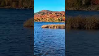 Lac Tremblant Quebec Canada 🇨🇦 nature mountains travel hiking lake relaxingbeautiful [upl. by Rickard515]