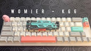 Womier K66 60 Mechanical Keyboard Build  ASMR [upl. by Eudocia439]