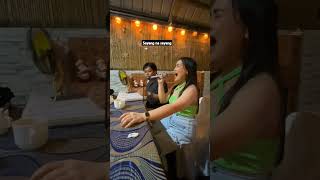 Sayang na sayang ka talaga🥹 karaoke songcover coversong singing [upl. by Eaneg]