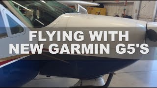 Flying with new Garmin G5s [upl. by Samid738]