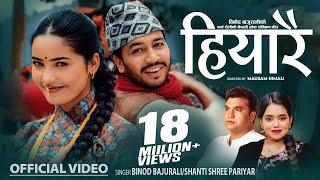 New Nepali Lok Dohori Song 2081 Hiyarai  हियारै Binod Bajurali • Shanti Shree Pariyar JunaDevendra [upl. by Eirffej]