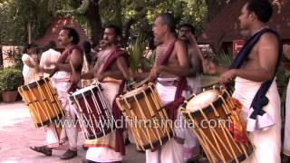 Chenda melam  drum beats from Kerala [upl. by Xever]