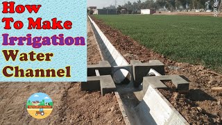 How to Make Irrigation Water channel [upl. by Lisetta]