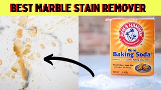 3 easy steps to remove all type of stains from marble and granite floor [upl. by Lleryt]