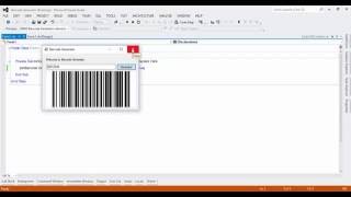 Create barcode generator with Visual Studio 2015  EASY WAYS [upl. by Quenna]