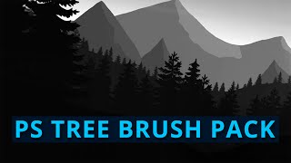 Tree Brushes for Photoshop  Free Template [upl. by Stacie885]